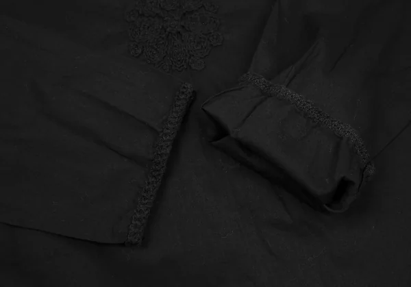 zucca Floral Embroidery Skipper Long Sleeve Blouse K-118639_008