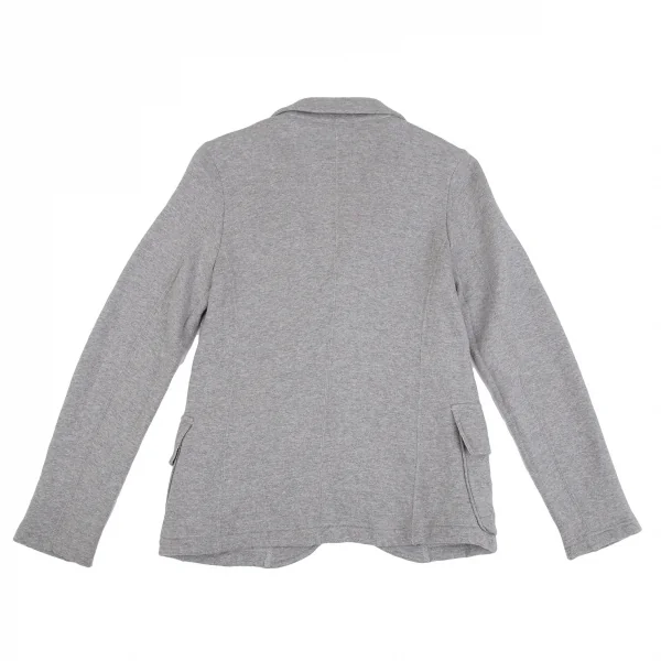 ズッカzucca コットンウールスウェットテーラードジャケット グレーM K-118644_013