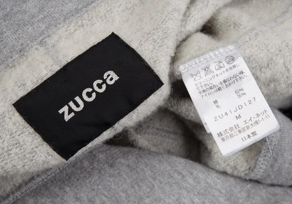 ズッカzucca コットンウールスウェットテーラードジャケット グレーM K-118644_016