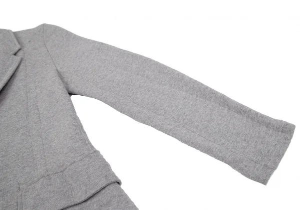 ズッカzucca コットンウールスウェットテーラードジャケット グレーM K-118644_006