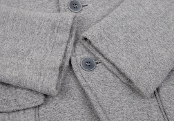 ズッカzucca コットンウールスウェットテーラードジャケット グレーM K-118644_007
