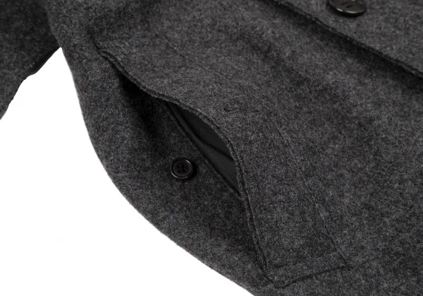 zucca Washed Wool Trench Coat K-118645_011