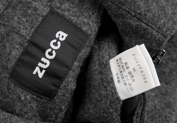 zucca Washed Wool Trench Coat K-118645_019