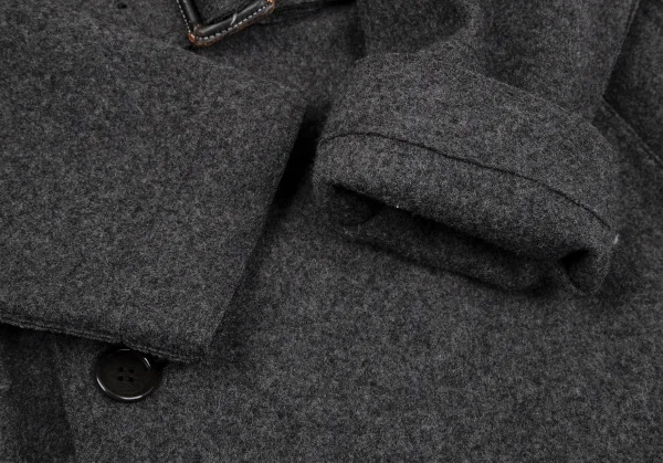 zucca Washed Wool Trench Coat K-118645_007