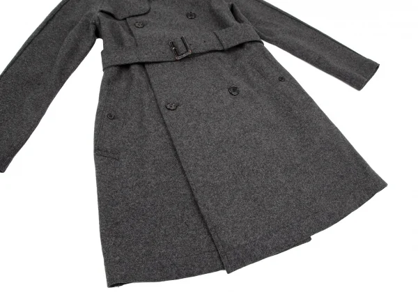 zucca Washed Wool Trench Coat K-118645_008