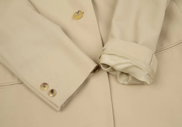 ISSEY MIYAKE Wool Stand Collar Jacket K-118668_010