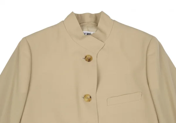 ISSEY MIYAKE Wool Stand Collar Jacket K-118668_003