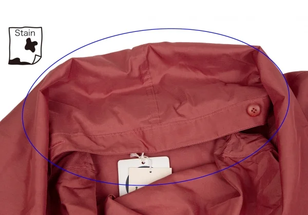 ISSEY MIYAKE Silk Blend Drape Neck Design Long Sleeve Shirt K-118670_005