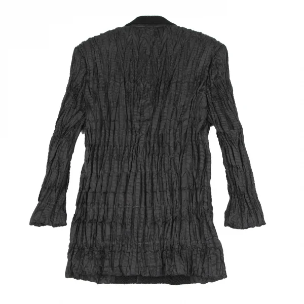 ISSEY MIYAKE PERMANENTE Mesh Lamination Wrinkle Pleats Jacket K-118679_011