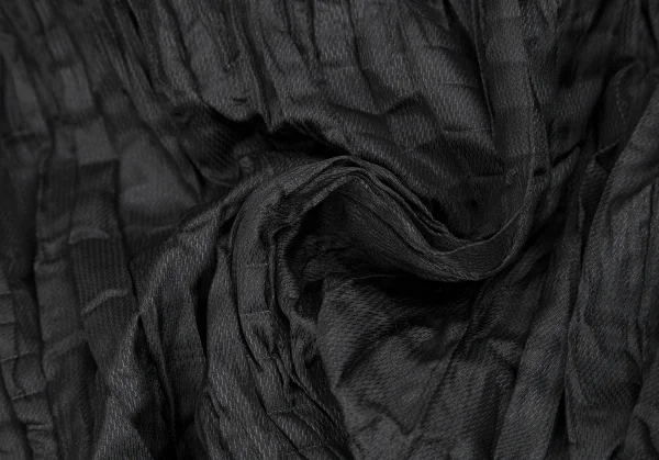 ISSEY MIYAKE PERMANENTE Mesh Lamination Wrinkle Pleats Jacket K-118679_012