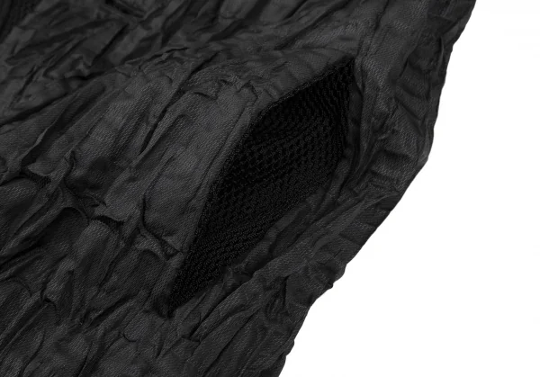 ISSEY MIYAKE PERMANENTE Mesh Lamination Wrinkle Pleats Jacket K-118679_009