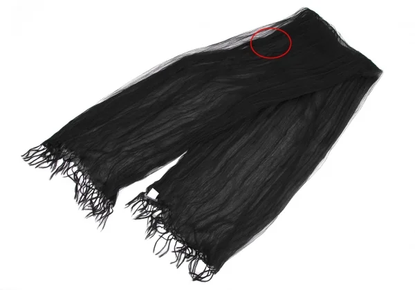 ISSEY MIYAKE Large Silk See Through Fringe Stole K-118682_002
