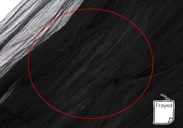 ISSEY MIYAKE Large Silk See Through Fringe Stole K-118682_003