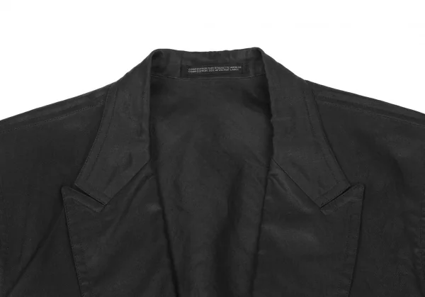 Yohji Yamamoto POUR HOMME Linen Peaked Lapel Sleeveless Jacket K-118695_003