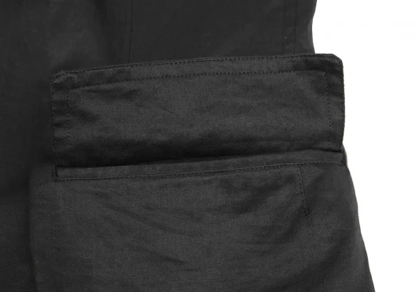 Yohji Yamamoto POUR HOMME Linen Peaked Lapel Sleeveless Jacket K-118695_010