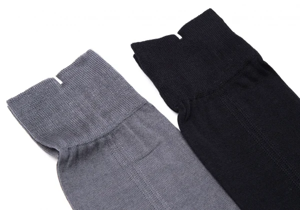 新品!セリーヌ オムCELINE HOMME マカダム織りソックス 2足セット 黒グレー25 K-118709_002