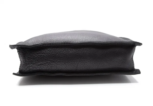 ヨウジヤマモト プールオムYohji Yamamoto POUR HOMME カウレザーアウトシームトートバッグ 黒 K-118711_008