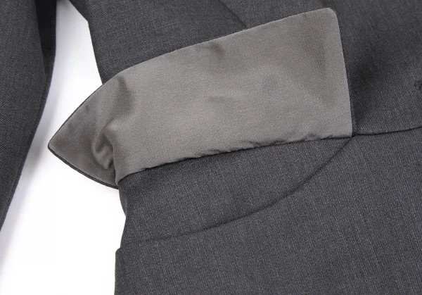 ヴィヴィアンウエストウッド レッドレーベルVivienne Westwood Red Label カッティングデザイン1Bジャケット グレー38 K-118715_012