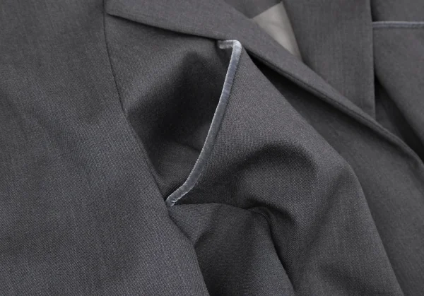 ヴィヴィアンウエストウッド レッドレーベルVivienne Westwood Red Label カッティングデザイン1Bジャケット グレー38 K-118715_006