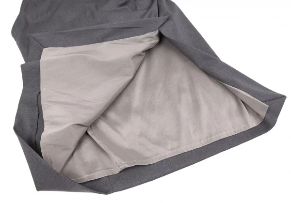 ヴィヴィアンウエストウッド レッドレーベルVivienne Westwood Red Label ポケットドレープデザインスカート グレー38 K-118716_010