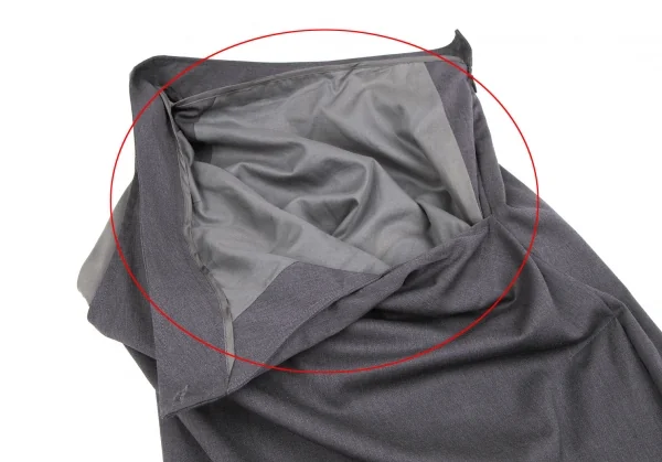 ヴィヴィアンウエストウッド レッドレーベルVivienne Westwood Red Label ポケットドレープデザインスカート グレー38 K-118716_006