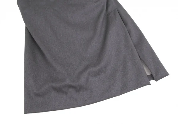 ヴィヴィアンウエストウッド レッドレーベルVivienne Westwood Red Label ポケットドレープデザインスカート グレー38 K-118716_009