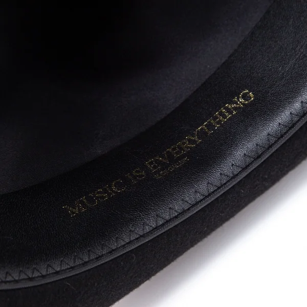 ルードギャラリーRUDE GALLERY サテンリボンフェドラハット 黒 K-118719_009