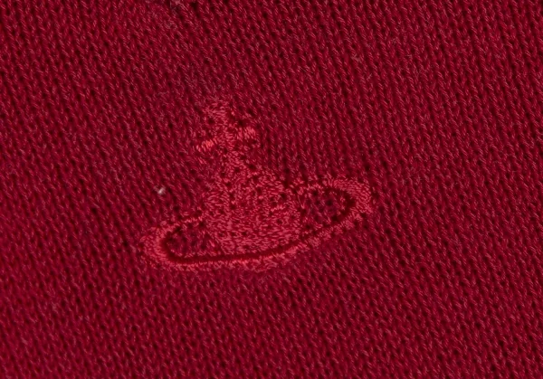 ヴィヴィアンウエストウッド レッドレーベルVivienne Westwood Red Label フレンチスリーブVネックニット 赤ピンク3 K-118753_005