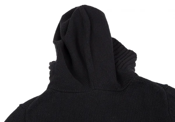 ヴィヴィアンウエストウッド レッドレーベルVivienne Westwood Red Label オーブワンポイント刺繍ジップアップニットパーカー 黒赤2 K-118754_011