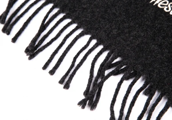 Vivienne Westwood MAN Logo Embroidery Fringe Stole K-118758_004