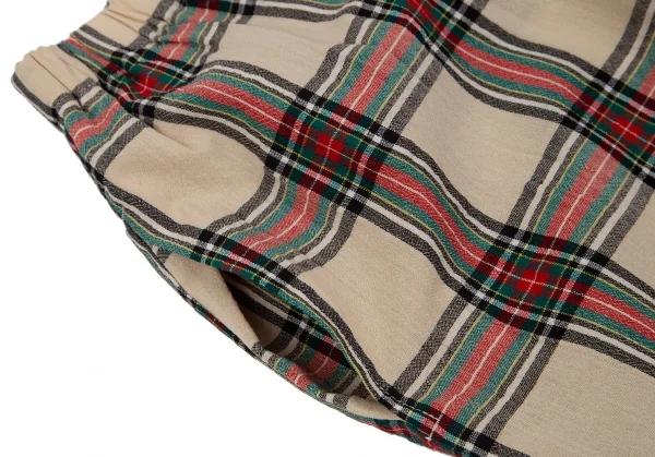 tricot COMME des GARCONS Wool Check Wide Pants K-118766_003