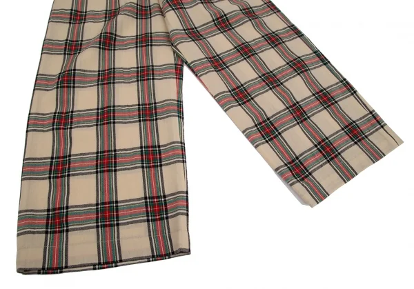 tricot COMME des GARCONS Wool Check Wide Pants K-118766_005