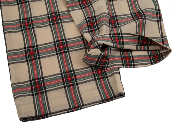 tricot COMME des GARCONS Wool Check Wide Pants K-118766_006