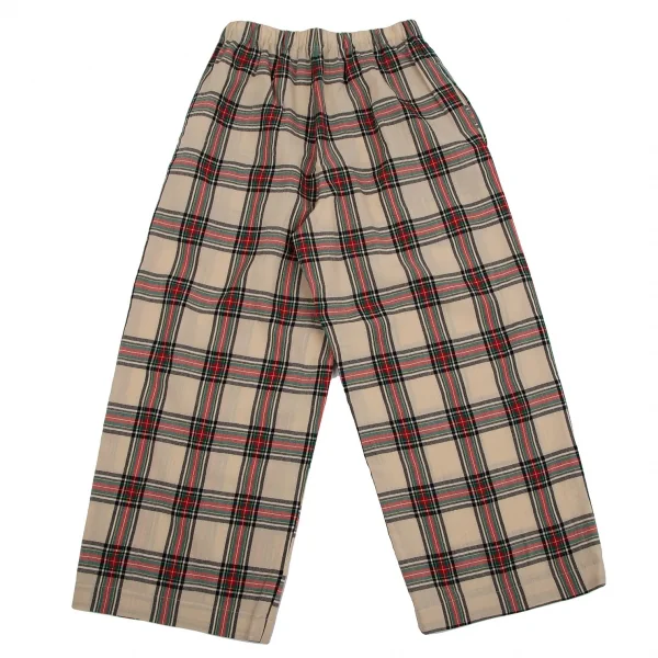 tricot COMME des GARCONS Wool Check Wide Pants K-118766_007