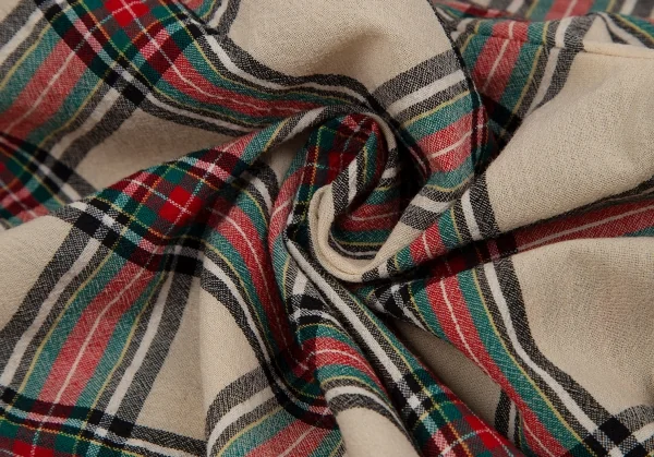 tricot COMME des GARCONS Wool Check Wide Pants K-118766_008