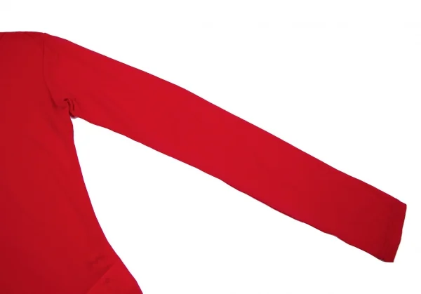 ヨウジヤマモト ファムYohji Yamamoto FEMME ナイロンストレッチカットソー 赤3 K-118787_005