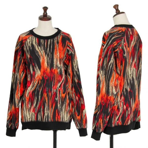 Vivienne Westwood Graphic Printed Sweat shirt Black,Orange M K-118823_001