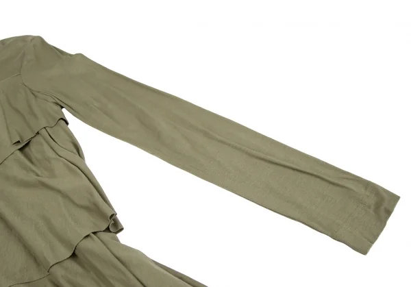 ヴィヴィアンウエストウッド レッドレーベルVivienne Westwood Red Label ティアードフレアカットソー カーキグリーン2 K-118836_005