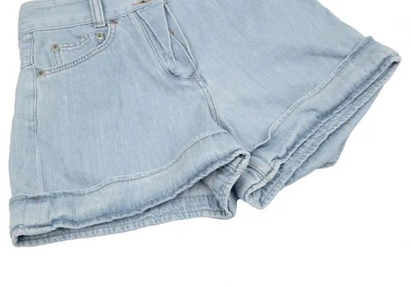 ヴィヴィアンウエストウッド レッドレーベルVivienne Westwood Red Label バックオーブ刺繍デニムキュロット 水色1 K-118837_007