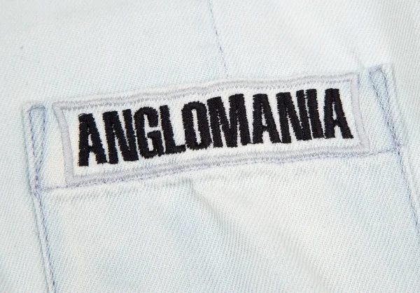 ヴィヴィアンウエストウッド アングロマニアVivienne Westwood ANGLOMANIA ダメージドブリーチデニムプルオーバー 水色S K-118839_007