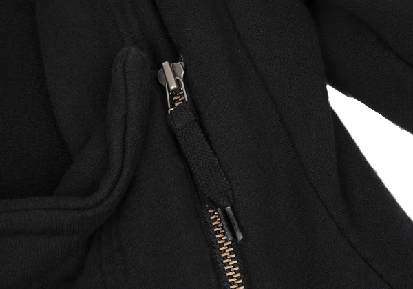 ヴィヴィアンウエストウッド アングロマニアVivienne Westwood ANGLOMANIA 袖刺繍スウェットジップジャケット 黒XS K-118840_005