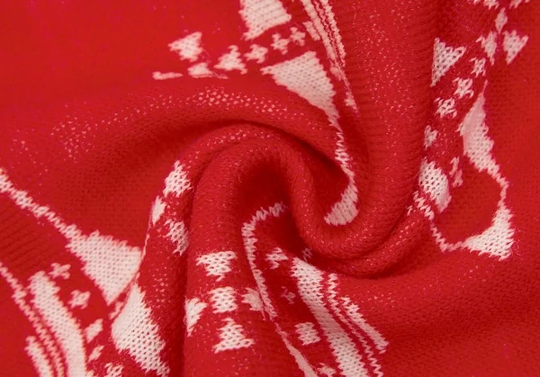 ヴィヴィアンウエストウッドVivienne Westwood オーブジャガードニットストール 赤白 K-118846_010