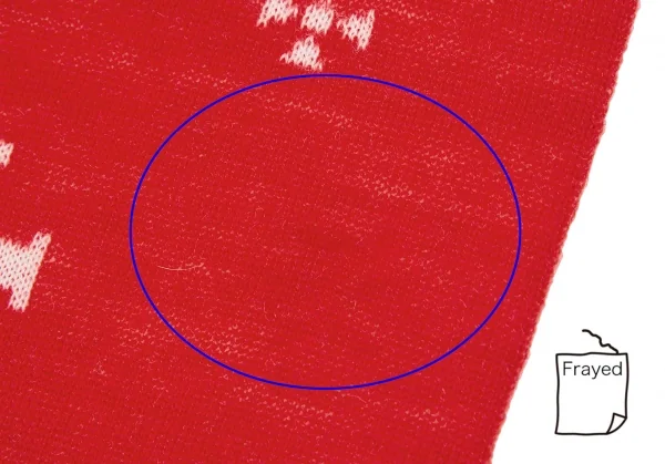 ヴィヴィアンウエストウッドVivienne Westwood オーブジャガードニットストール 赤白 K-118846_003