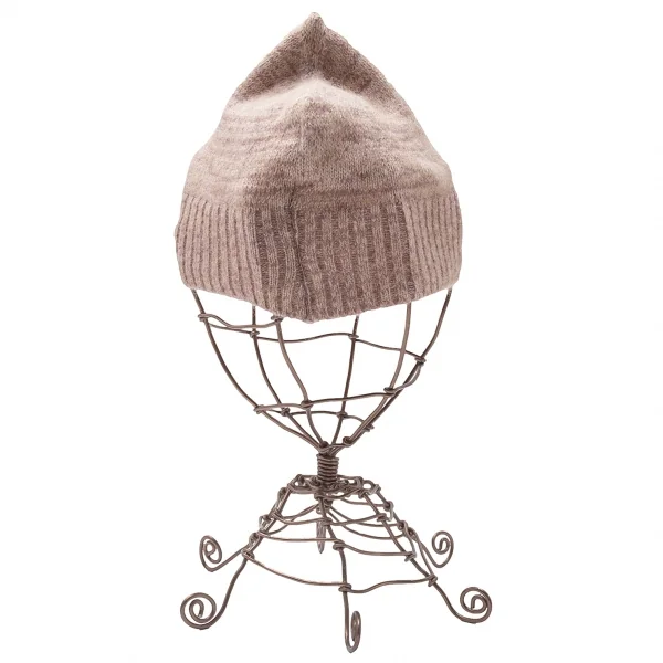 ヴィヴィアンウエストウッドマンVivienne Westwood MAN マーブルとんがりニットキャップ ピンクベージュ K-118851_004