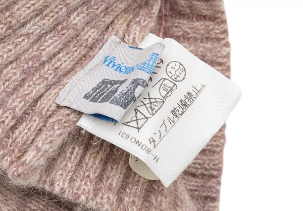 ヴィヴィアンウエストウッドマンVivienne Westwood MAN マーブルとんがりニットキャップ ピンクベージュ K-118851_008