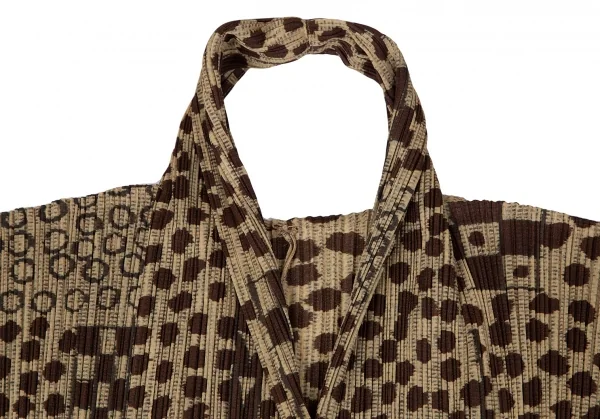 PLEATS PLEASE Drawing Printed Cardigan & Sleeveless Dress K-118866_004