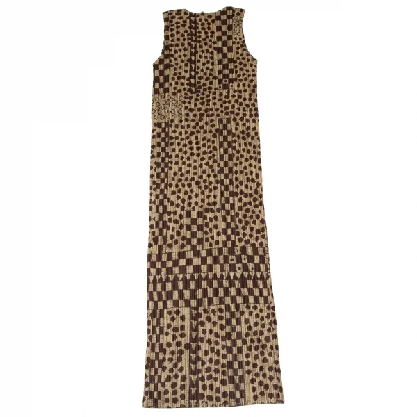PLEATS PLEASE Drawing Printed Cardigan & Sleeveless Dress K-118866_017