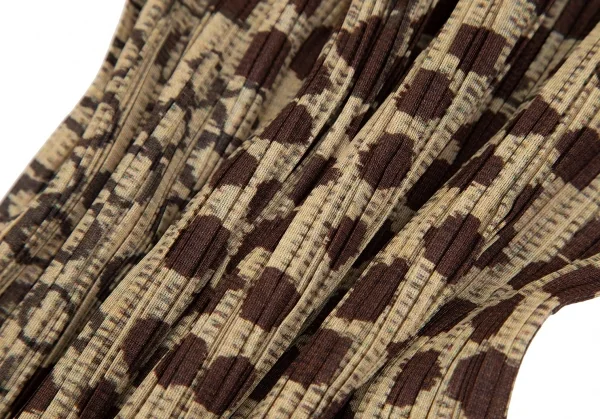 PLEATS PLEASE Drawing Printed Cardigan & Sleeveless Dress K-118866_018