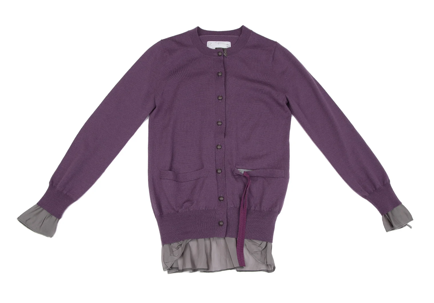 sacai luck (サカイ ラック) 14SS シースルー フリルデザイン