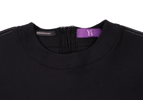 希少　黒にピンク❤️ ヴェルサーチェ　前後に大きな ゴシックロゴ　Tシャツ タケシコウサカバイ ワイズ ピンクレーベルTAKESHI KOSAKA by